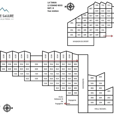 Apartman Confortable T2 Skis Aux Pieds, Proche Commerces - Fr-1-182a-14 *